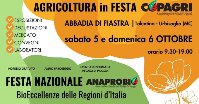 Festa nazionale ANAPROBIO nelle Marche: le BioEccellenze italiane