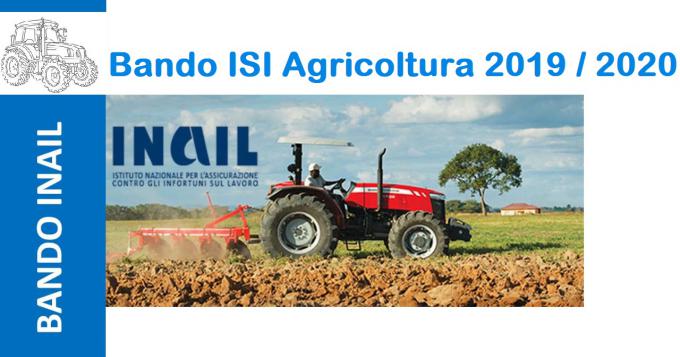 Si sblocca il Bando Isi Inail Agricoltura 2020